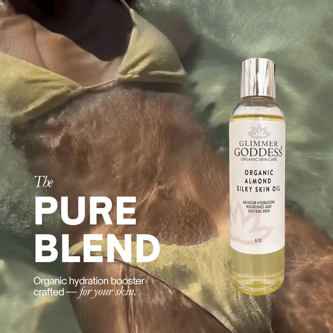Organic Sweet Almond Silky Skin Oil – 48 Hour Hydration