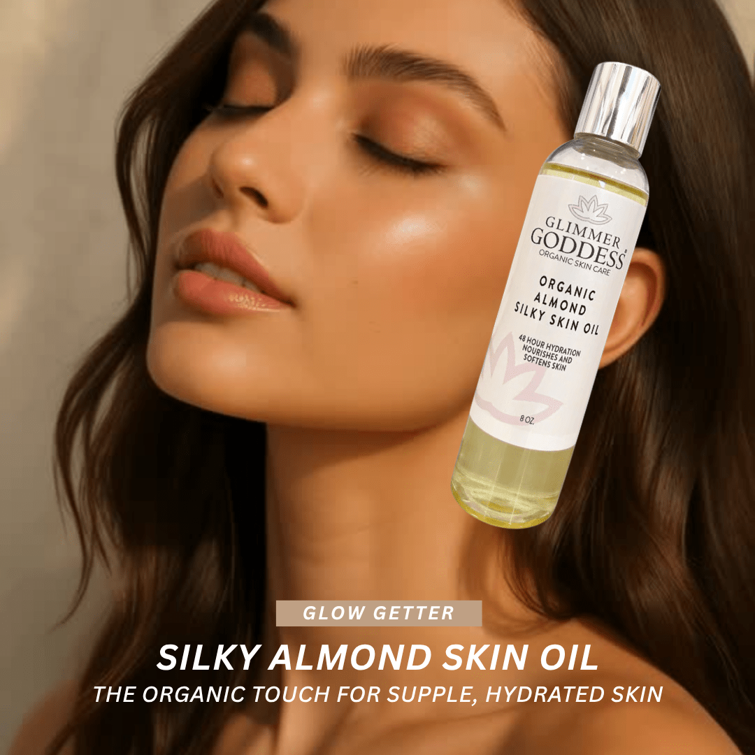 Organic Sweet Almond Silky Skin Oil – 48 Hour Hydration